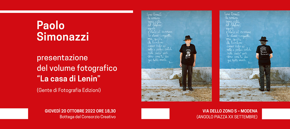 "La casa di Lenin", photo book presentation in Modena